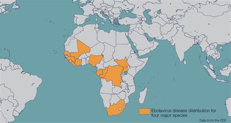 Ebola Countries In Africa Map United States Map