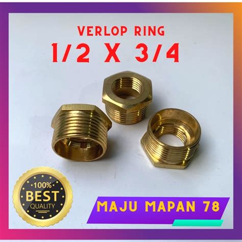 Jual Verlop Ring Vlok Ring Kuningan Ukuran X Shopee Indonesia