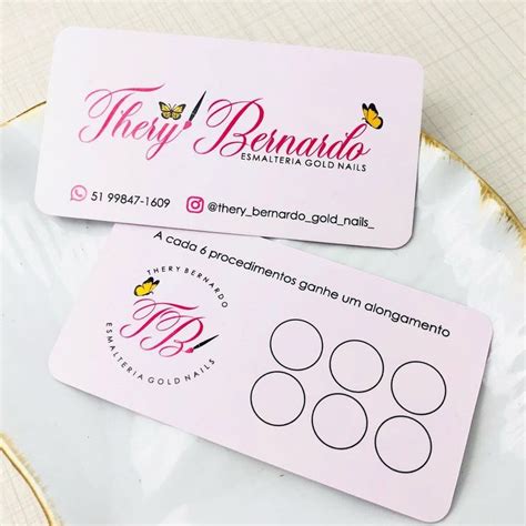 Design Papelaria on Instagram Cartão fidelidade da thery bernardo