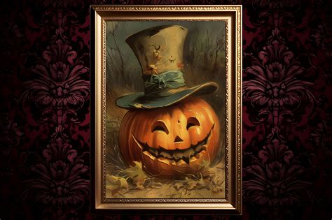 Jack O Lantern, Halloween Digital Print, Halloween Decor, Poster ...