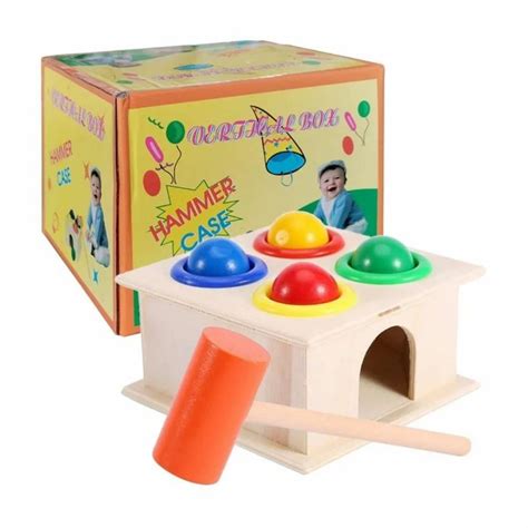 Wooden Hammer Case Toy For Kids, Child Age Group: 0-3 Yrs at Rs 165 ...