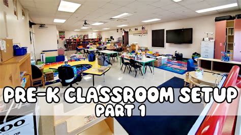 Pre-k classroom setup 2023 / PART 1: moving into a new classroom ...