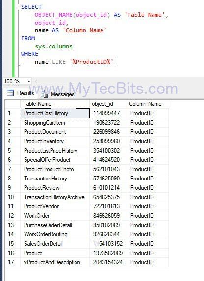 How To Find The Table Name In Sql Server