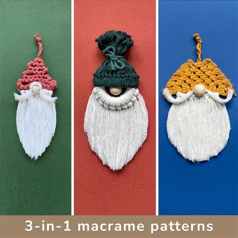 Macrame Christmas Etsy