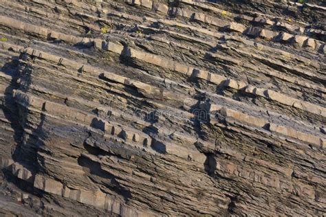 Sedimentary rock layers stock photo. Image of structure - 27867144