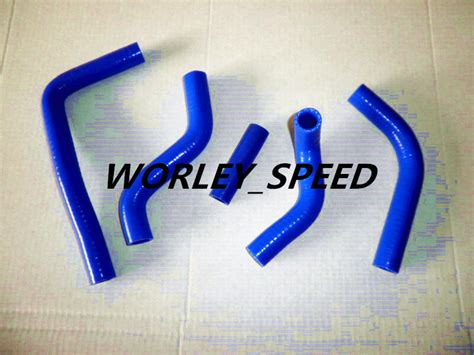 Blue Silicone Radiator Hose Kit For Suzuki Rmz Rmz