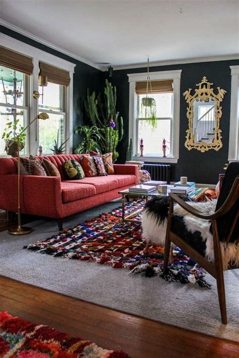 Ways To Incorporate A Red Sofa Into Your Interior Digsdigs