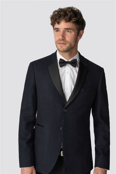 Men S Navy Shawl Slim Fit Dinner Jacket Lupon Gov Ph