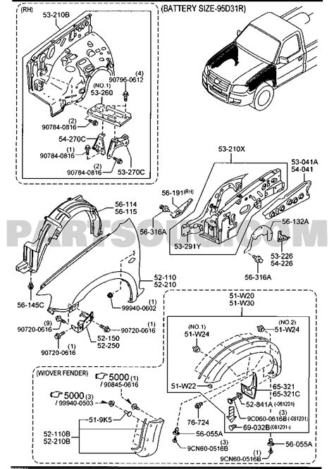 3 Body Exterior Trim Mazda Bt 50 Cab Plus Diesel Parts Catalogs Partsouq