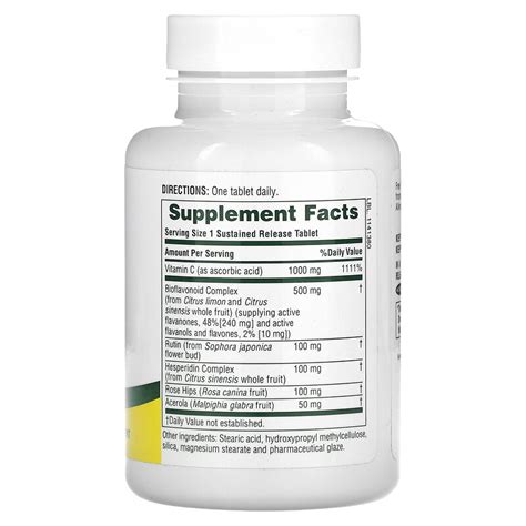 Naturesplus Sustained Release Super C Complex Tablets