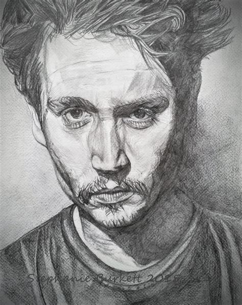 Johnny Depp Sketch By Spangledstars On Deviantart