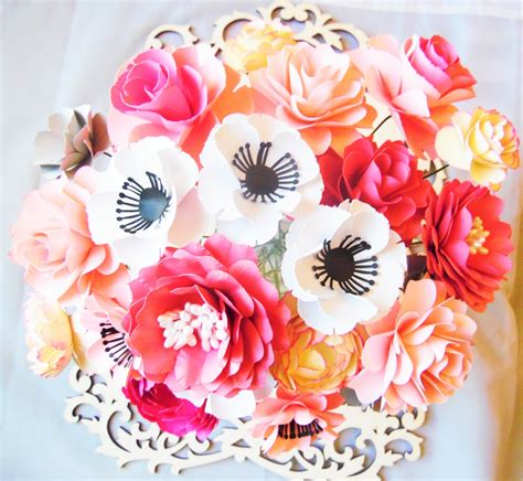 Mamas Gone Crafty How To Diy A Paper Flower Bouquet