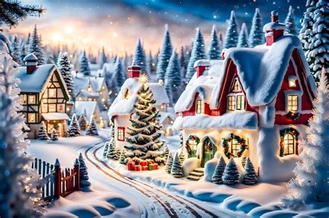 Premium Ai Image Capture The Magic Of A Winter Wonderland