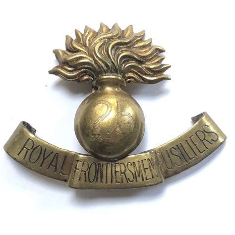 25th Service Bn Frontiersmen Royal Fusiliers Ww1 Cap Badge