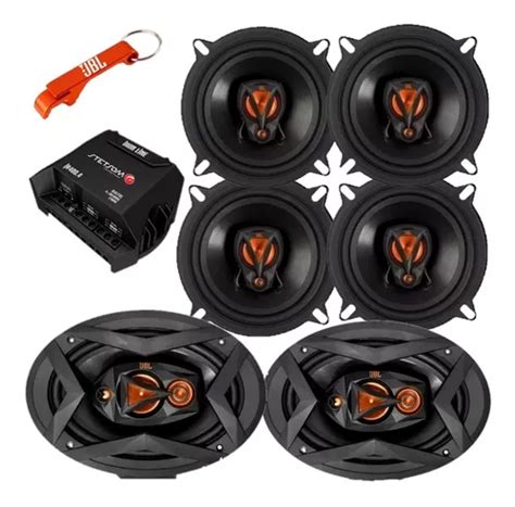 Kit Falante Portas 5 6x9 Jbl Flex3 Amplicador 400w Ir400