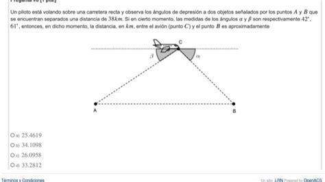 Solved Un Piloto Est Volando Sobre Una Carretera Recta Y Observa Los