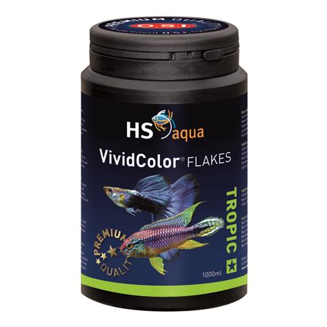 HS Aqua VividColor Flakes 1000ml Saxon Akwarystyka