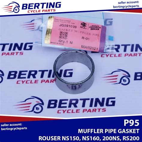 MUFFLER PIPE GASKET Rouser NS150 NS160 NS200 200NS RS200 KTM DUKE RC