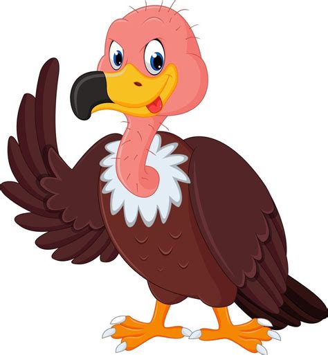 Cute Vulture Cartoon 7915870 Vector Art At Vecteezy