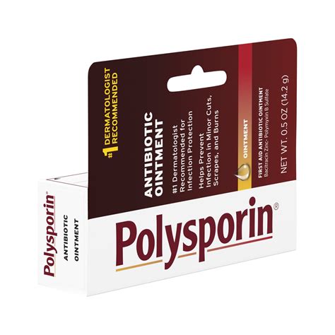 Polysporin First Aid Topical Antibiotic Ointment Travel Size 0 5 Oz