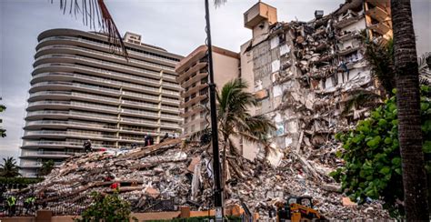 Suman 10 Muertos Por Derrumbe De Edificio En Miami Hay 151 Desaparecidos