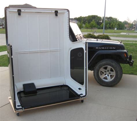 Jeep Wrangler Tj Lj Yj Hardtop Storage Cart Doors Off 4x4 Jeep