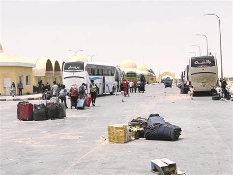 معبر أرقين ادخلوا مصر آمنين سالمين