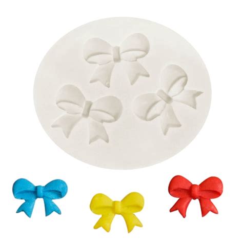 Molde De Silicone Trio De Lacinhos Gummies Barradoce