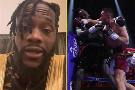 Ill Be Back Deontay Wilder Rules Out Retirement Despite Suffering