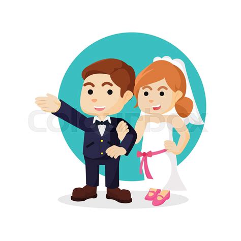 married couple holding hand | Stock vector | Colourbox