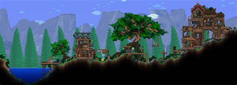 Pre Hardmode Forest Pylon Town Terraria