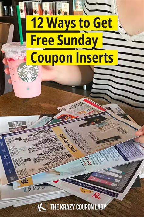 12 Ways To Get Newspaper Coupons And Sunday Coupon Inserts Artofit