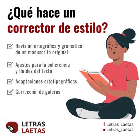 Qu Hace Un Corrector De Estilo Letras Laetas