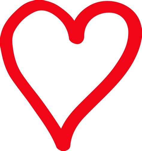 Diseño De Símbolo De Signo De Icono De Corazón Dibujado A Mano 9340994 Png