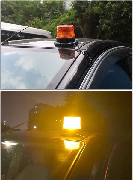 12V&24V LED Car Truck Roof Top Strobe Emergency Light Warning Flash ...