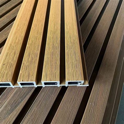 Fluted WPC Wall Panel Outdoor Wall Cladding Panel Exterior Wall China