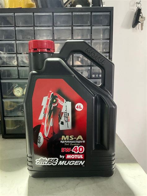 Mugen Ms A High Performance Engine Oil Full Synthetic Motul W Car