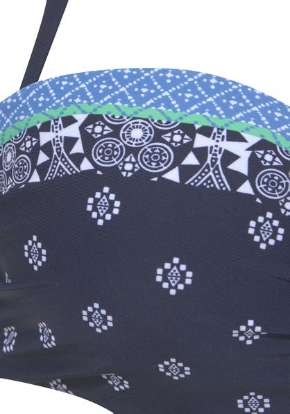 Lascana B Gel Bandeau Bikini Top Jimer Nachtblau Cup B