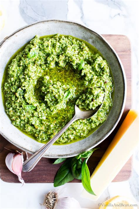 Lemon Basil Pesto Enjoy Now Or Freeze For Later