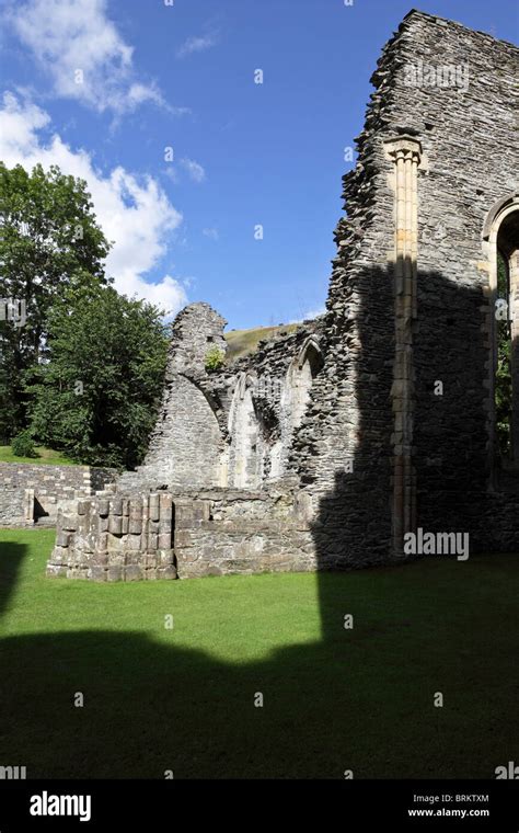 Valle Crucis Abbey Near Llangollen In Wales Stock Photo Alamy