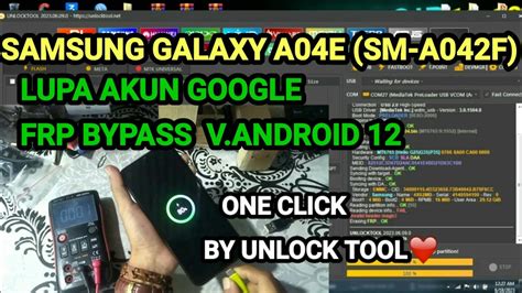 Frp Bypas Samsung Galaxy A04e Unlock Tool Youtube