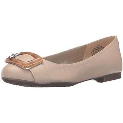 Bandolino Corrado Womens Leather Round Toe Ballet Flats