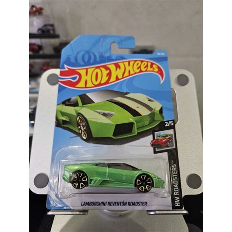 Xe mô hình Hot Wheels Lamborghini Reventón Roadster Xanh Shopee Việt Nam