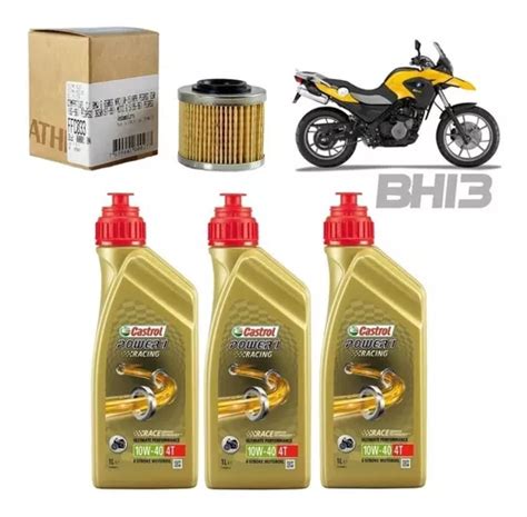 Castrol 10w40 Kit Troca Óleo Bmw G 650gs Gs Ffc033