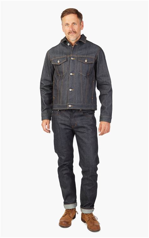 Naked Famous Denim Denim Jacket Left Hand Twill Selvedge 13 75oz