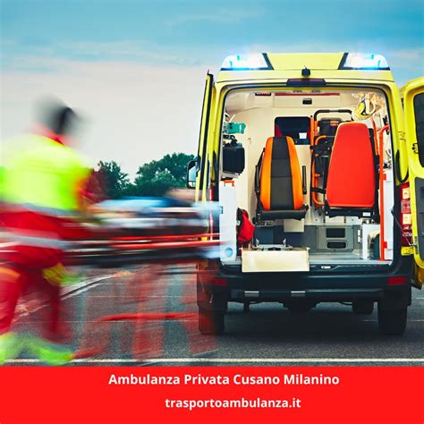 Risiedi A Cusano Milanino Vuoi Prenotare Un Trasporto Con Ambulanza