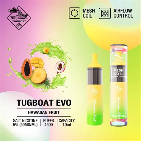 Tugboat Evo Disposable Vape Device 4500 Puffs 850mah China Disposable