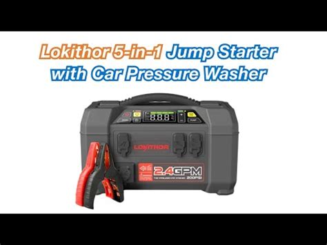 Lokithor J401 Powerbank Jump Starter 2500A 12V 74Wh Modelis J401