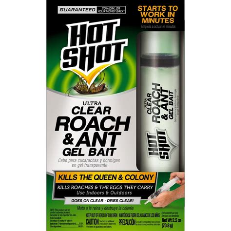 Hot Shot Ultra Oz Clear Roach And Ant Gel Bait HG The Home Depot