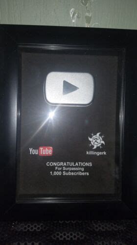 Gold Silver Bronze Youtube Replica Playbutton Award Fake Play Button